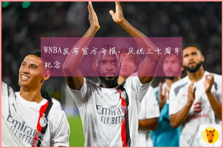 WNBA发布官方海报，庆祝三十周年纪念